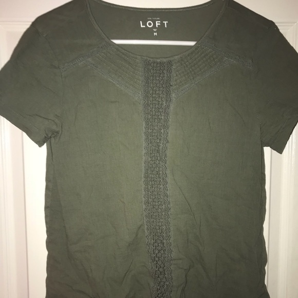 ANN TAYLOR LOFT short sleeve blouse - Picture 3 of 5